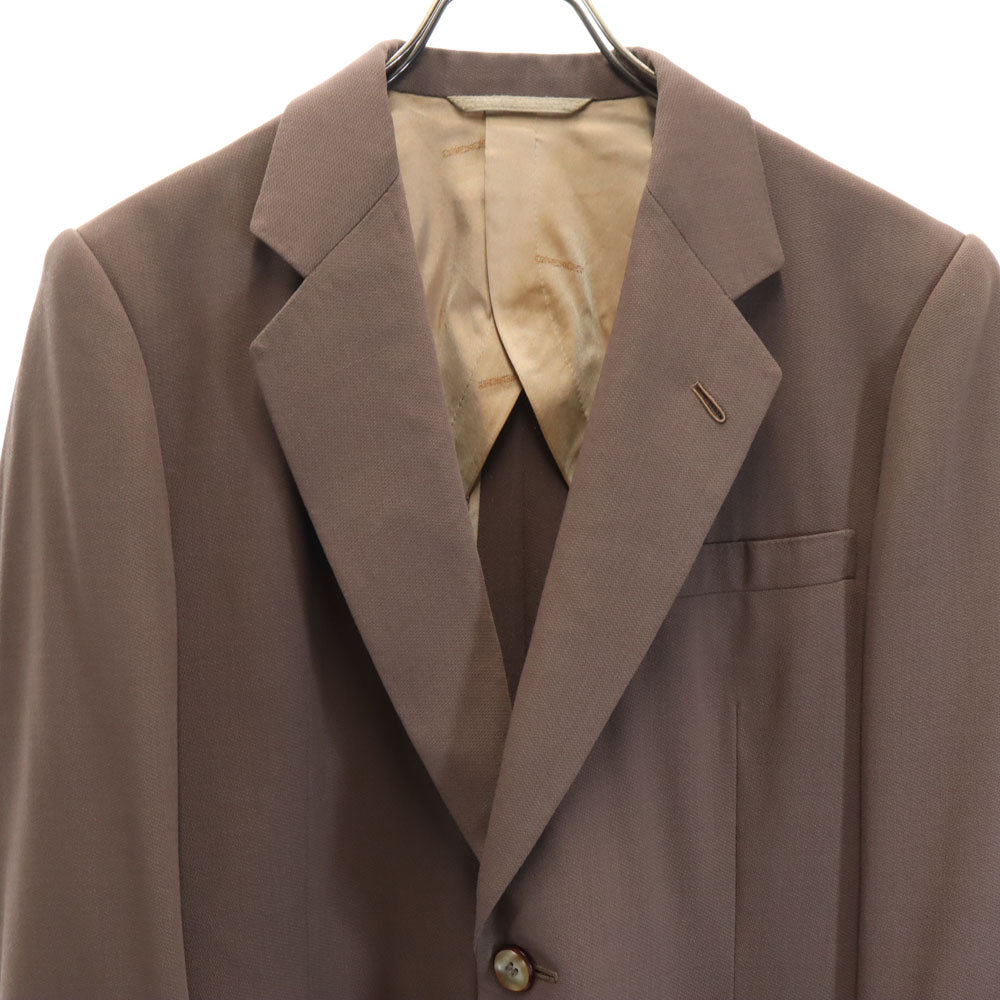 カスタムテーラーオオミヤ ジバンシー生地 スーツ 上下 セットアップ ブラウン メンズ