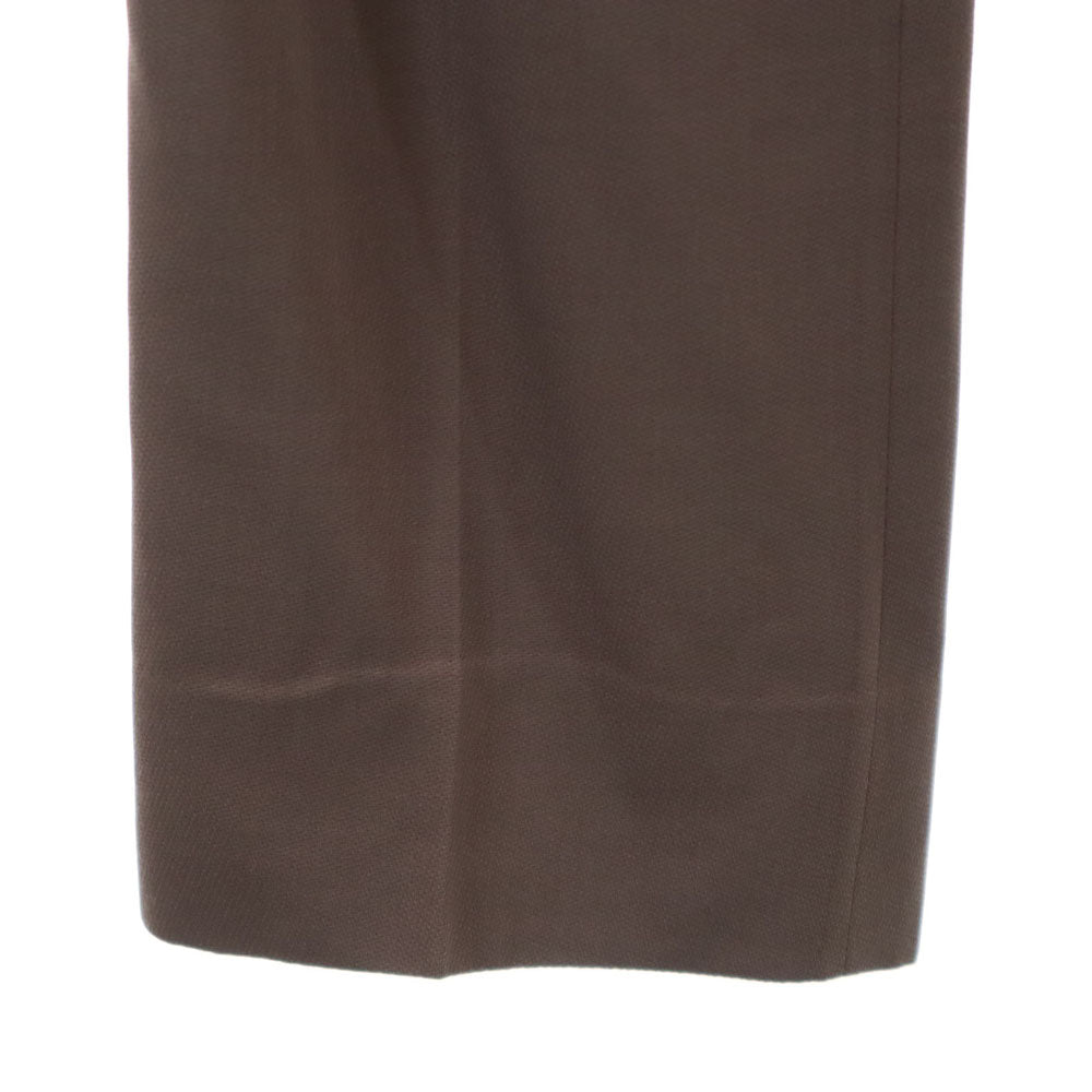 カスタムテーラーオオミヤ ジバンシー生地 スーツ 上下 セットアップ ブラウン メンズ