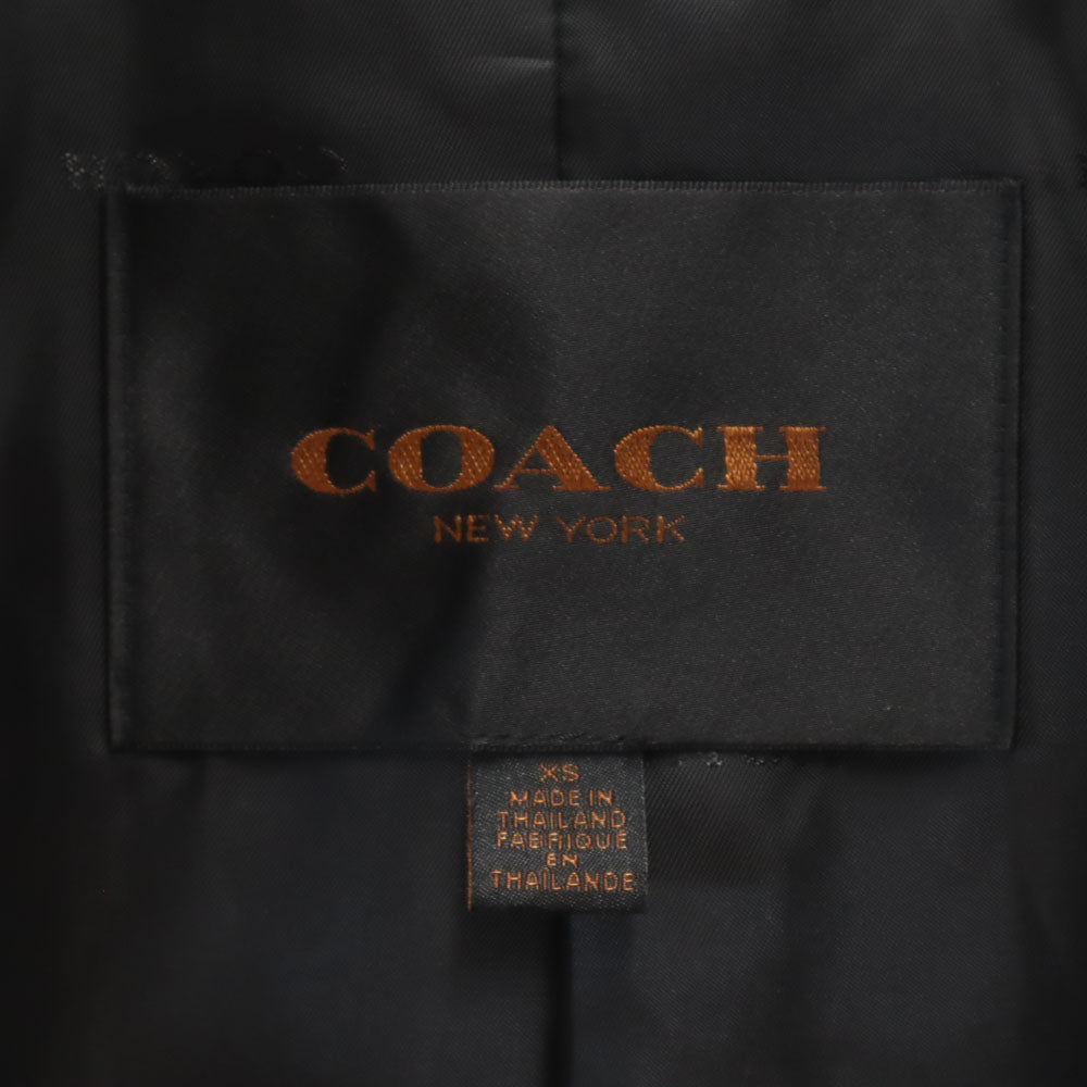 コーチ F86050 ソリッドショート トレンチコート XS ベージュ COACH レディース