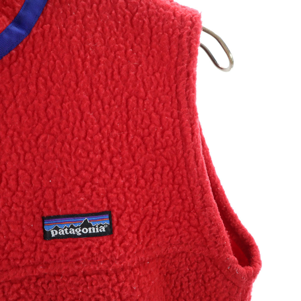 patagonia パタゴニア 90s 98年 アウトドア 65592 オールド ボア ベスト 12 レッド キッズ