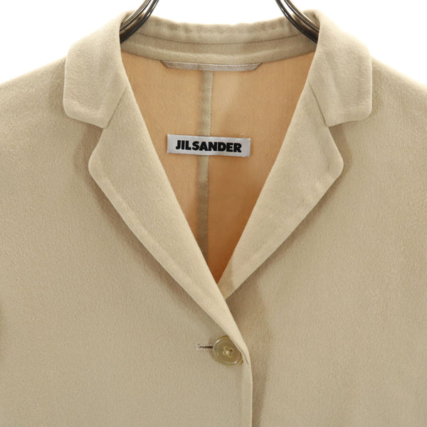 ジルサンダー イタリア製 カシミヤ100％ ブレザー 36 ベージュ JIL SANDER ジャケット フォーマル レディース