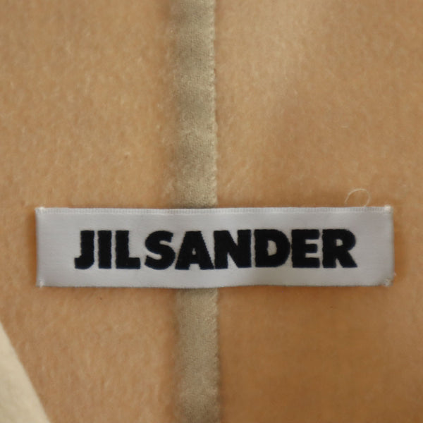 ジルサンダー イタリア製 カシミヤ100％ ブレザー 36 ベージュ JIL SANDER ジャケット フォーマル レディース