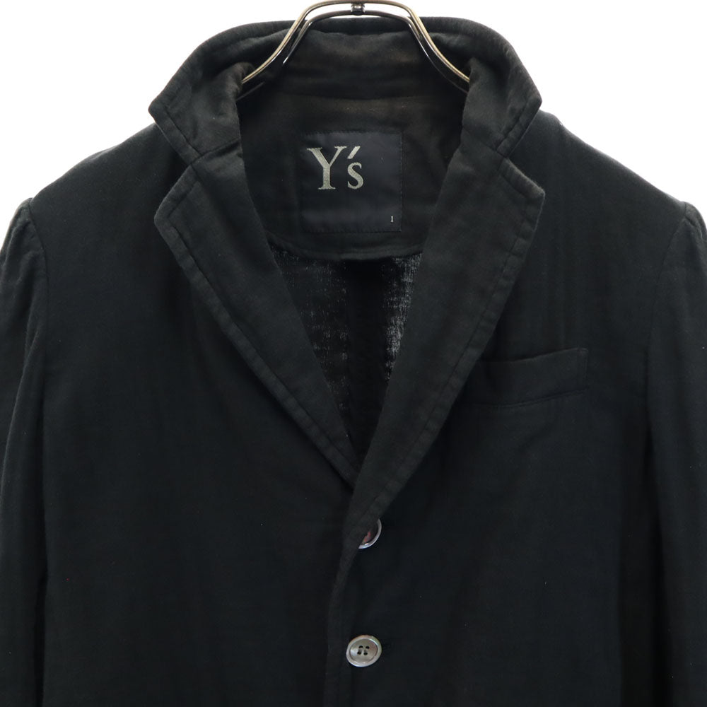 Y's ワイズ 日本製 テーラードジャケット 1 ブラック レディース