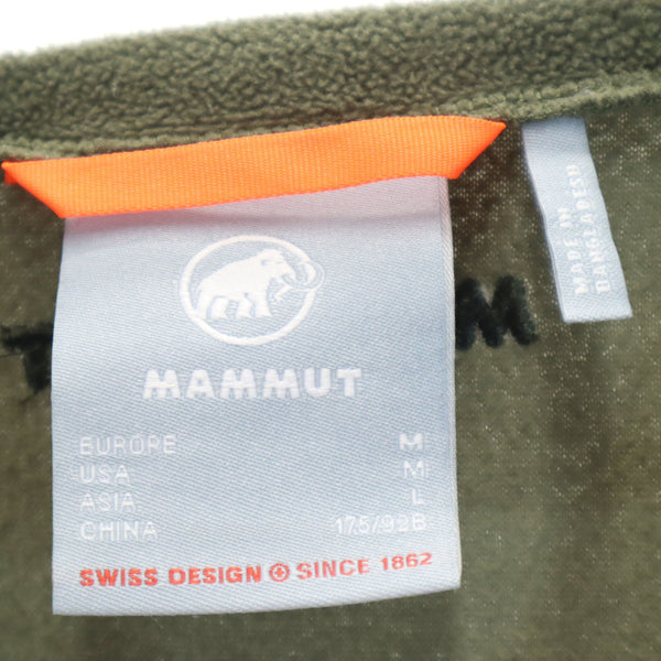 マムート アウトドア 長袖 フリース トレーナー L カーキ Mammut メンズ