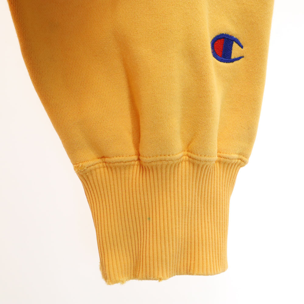 Champion チャンピオン 90s オールド 長袖 スウェットパーカー M イエロー 裏起毛 メンズ