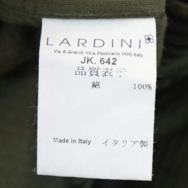 ラルディーニ イタリア製 コーデュロイ テーラードジャケット M カーキ LARDINI メンズ