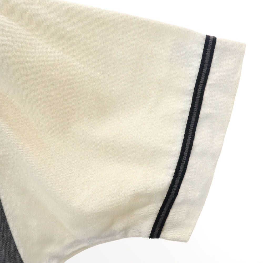 Reebok リーボック 90s オールド 半袖 ベースボール ジャケット M チャコールグレー メンズ