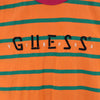 ゲス J. バルヴィン コラボ ボーダー柄 半袖 Tシャツ M オレンジ Guess ｘ J.BALVIN メンズ