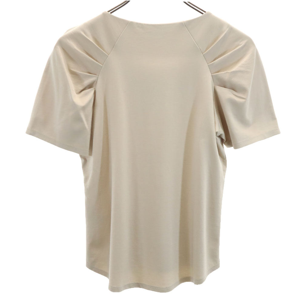 未使用 ベアトリス 半袖 カットソー 38 ベージュ BEATRICE レディース