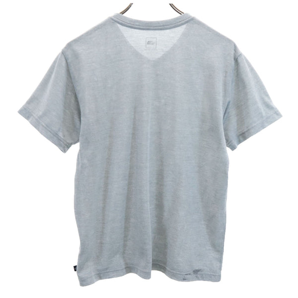 ノースフェイス アウトドア NT31746 半袖 Vネック Tシャツ L グレー THE NORTH FACE カットソー MICRO V-NECK メンズ