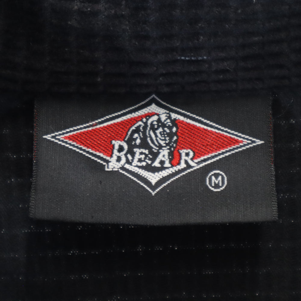 Bear ベアー 90s オールド コーデュロイ ジップジャケット M ブラック メンズ