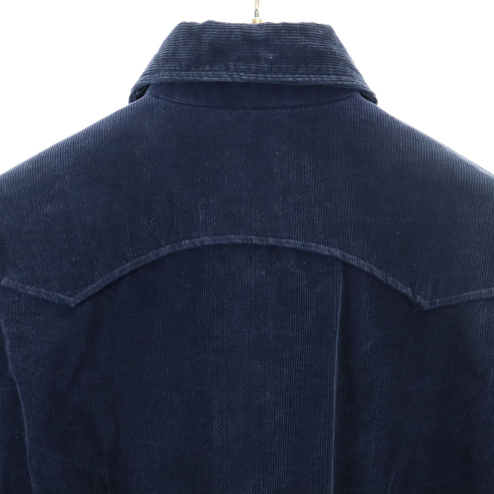 Levi's リーバイス 70s ヴィンテージ 長袖 コーデュロイ ウエスタンシャツ S ネイビー メンズ