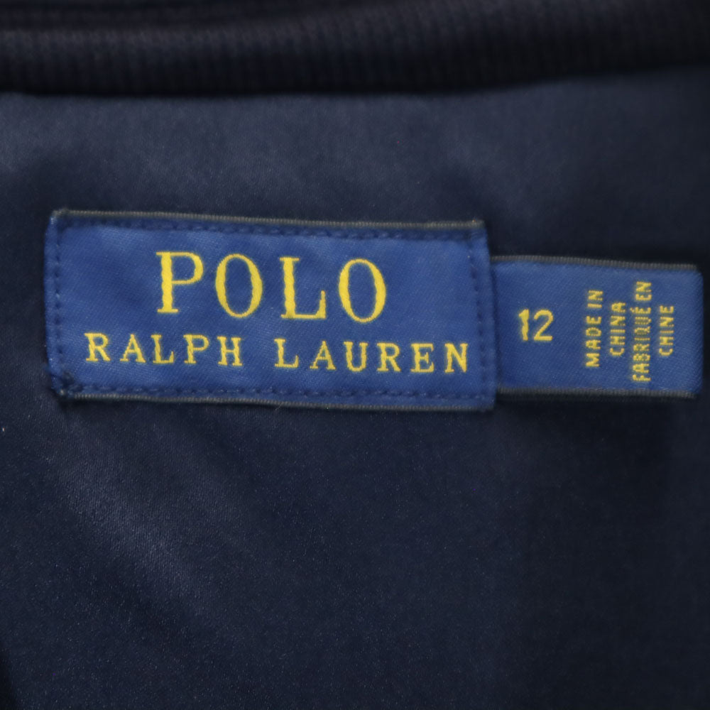 ポロラルフローレン スウェット ブレザー 12 ネイビー POLO RALPH LAUREN ジャージー ジャケット レディース