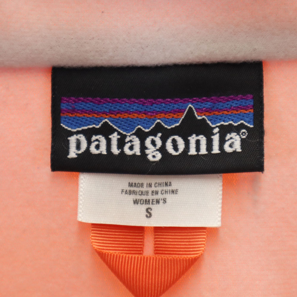 patagonia パタゴニア 83910 アウトドアジャケット S オレンジ 裏トリコット レディース