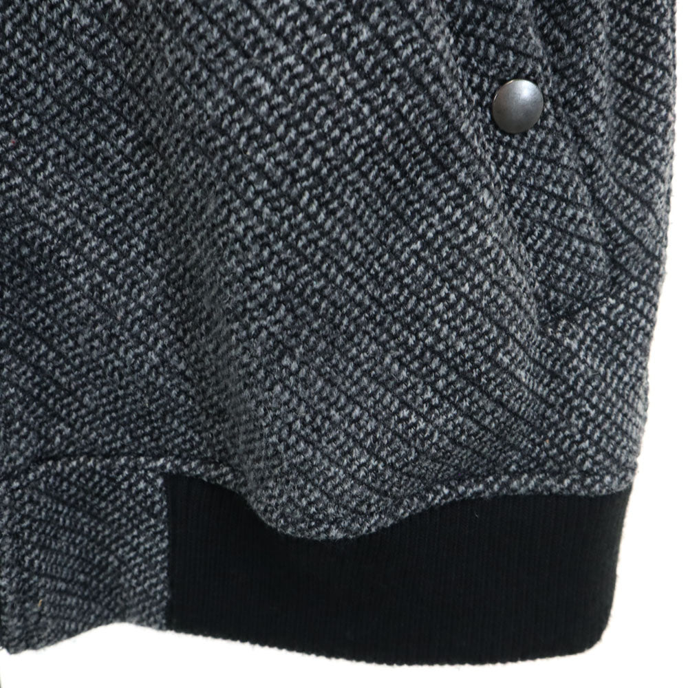 スリック 長袖 ブルゾン 1 黒系 ジャケット 裏起毛 メンズ