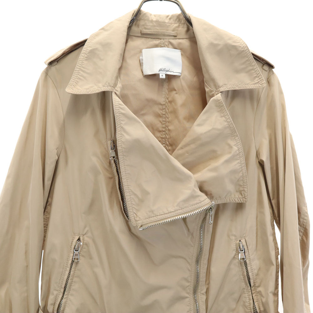 3.1 Phillip Lim 3.1フィリップリム 長袖 ライダース ジャケット 0 ベージュ レディース