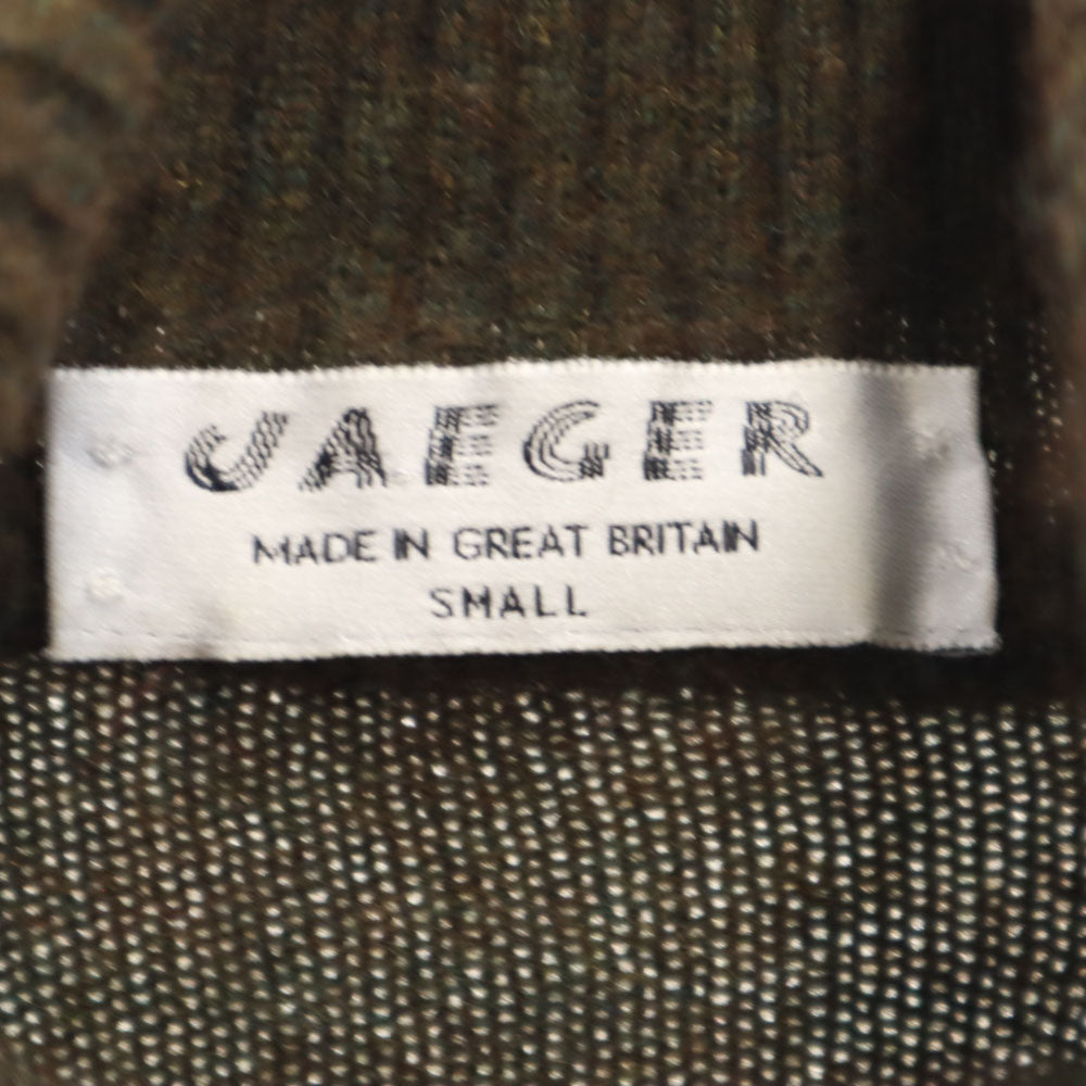 JAEGER イエーガー 80s 90s オールド 長袖 タートルネック セーター ブラウン系 ニット メンズ