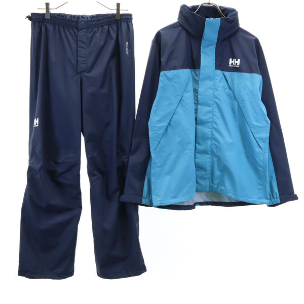 ヘリーハンセン レインジャケット 上下 セットアップ M ネイビー HELLY HANSEN メンズ