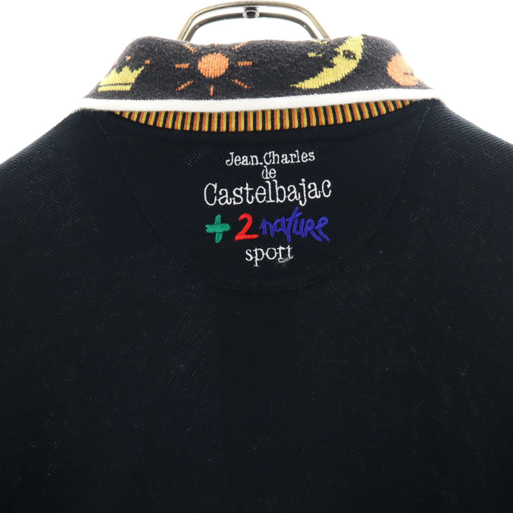 カステルバジャック 半袖 ポロシャツ 3 ブラック系 JC de CASTELBAJAC 鹿の子 メンズ