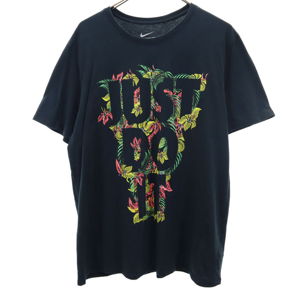 ナイキ プリント 半袖 Tシャツ XL ブラック系 NIKE メンズ