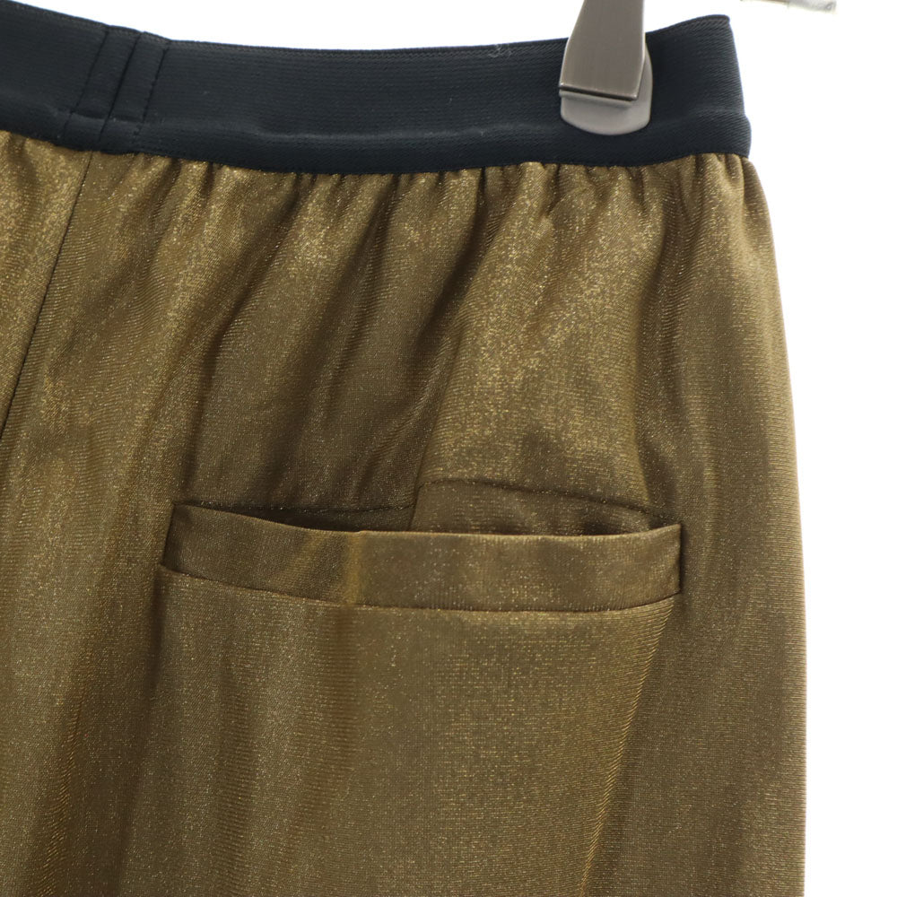 ノイズメーカー 日本製 半袖 シースルー カットソー 上下 セットアップ F/36 ブラウン パンツ レディース