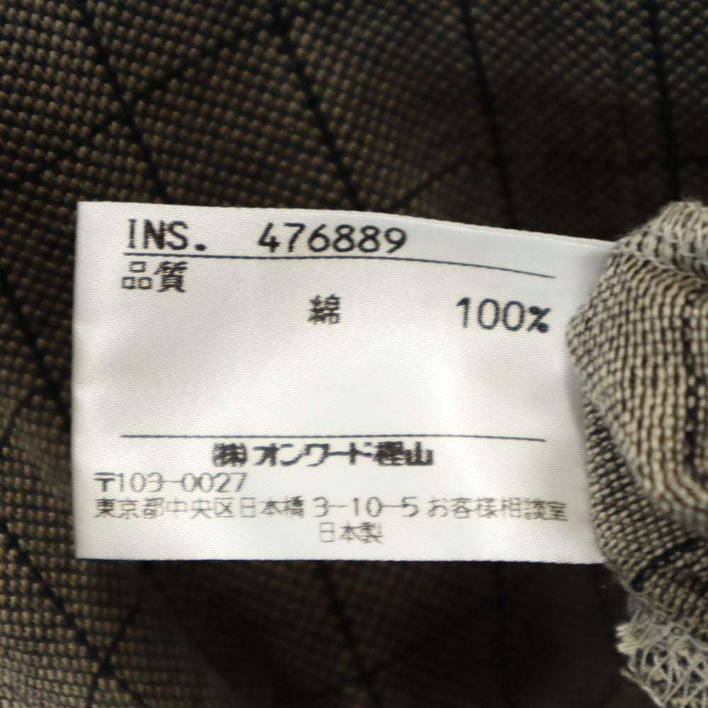 23区 日本製 半袖 ハーフジップ ポロシャツ 2 ブラック系 23ku SPORT 鹿の子地 メンズ