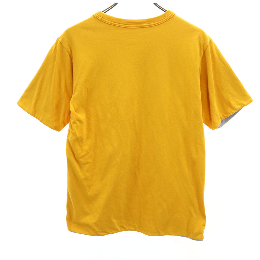 Walla Walla Collegiate Mills ワラワラ 90s USA製 オールド ゲームT 半袖 リバーシブル Tシャツ M イエロー メンズ