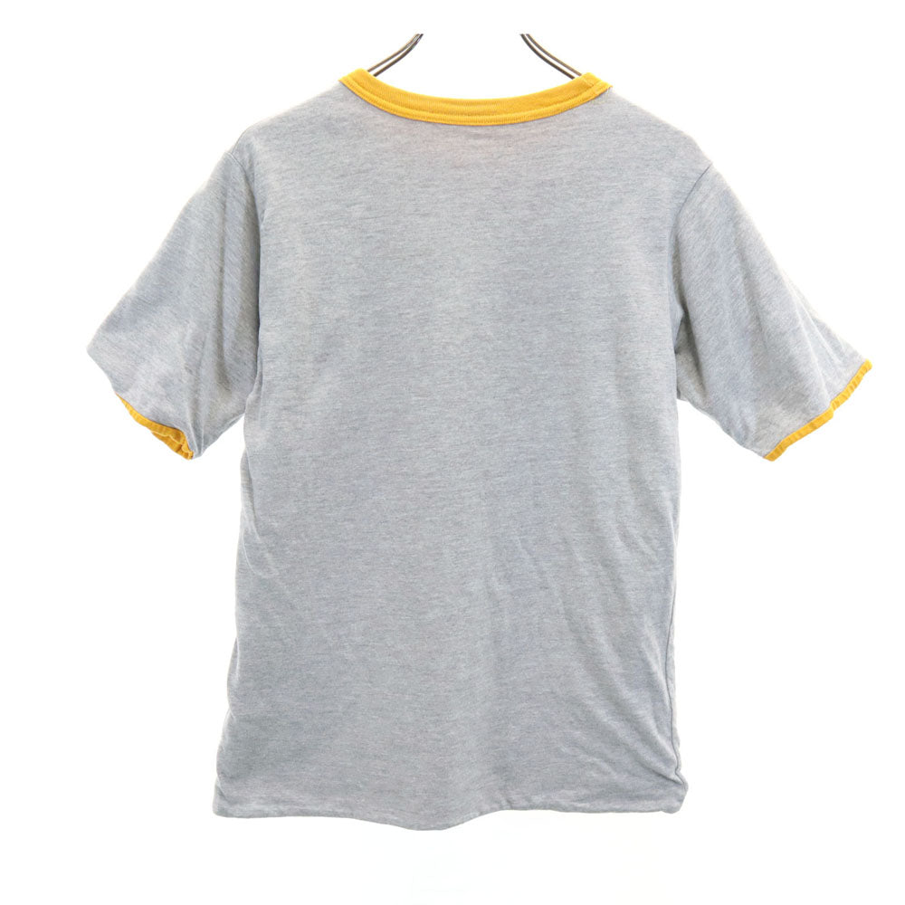 Walla Walla Collegiate Mills ワラワラ 90s USA製 オールド ゲームT 半袖 リバーシブル Tシャツ M イエロー メンズ