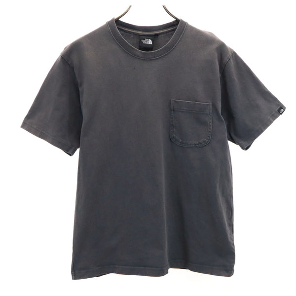 ノースフェイス アウトドア NT32009 半袖 ヘビーコットン Tシャツ S グレー THE NORTH FACE ポケT Heavy Cotton Tee メンズ