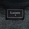 ラコステ 半袖 ポロシャツ 4 ブラック LACOSTE 鹿の子 メンズ