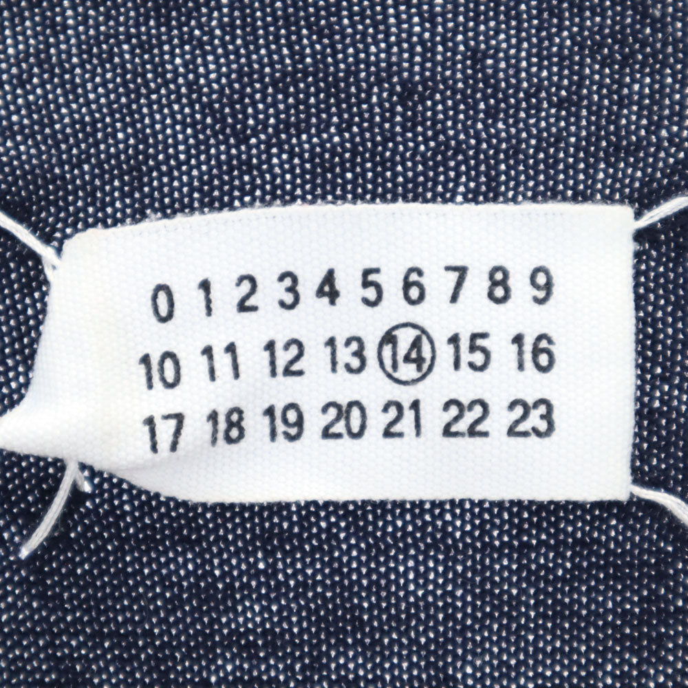 マルタンマルジェラ 14 イタリア製 アーガイル柄 長袖 Vネック セーター S ネイビー MARTIN MARGIELA ニット メンズ