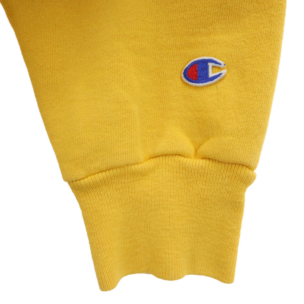 Champion チャンピオン 90s USA製 オールド 青タグ 長袖 スウェット トレーナー L イエロー 裏起毛 メンズ