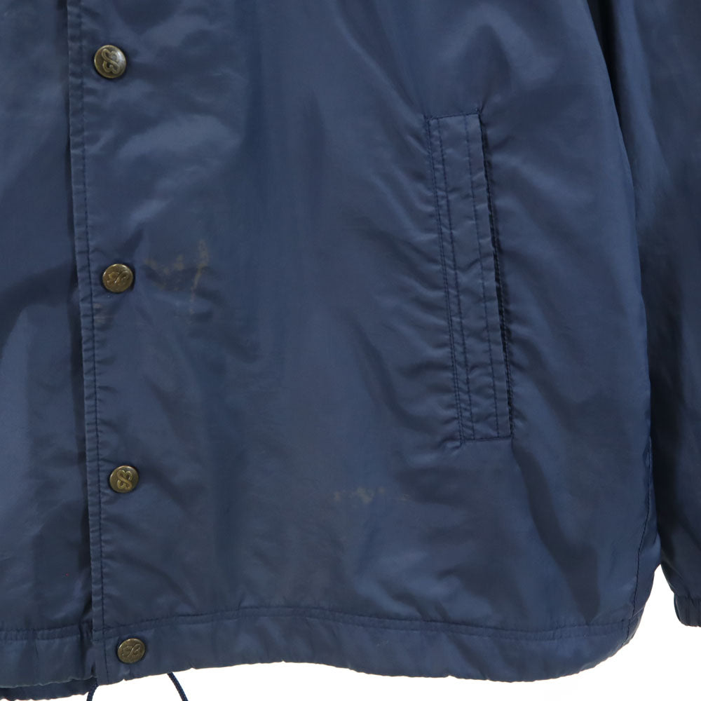 Eddie Bauer エディーバウアー 80s アウトドア ヴィンテージ 黒タグ コーチジャケット L ネイビー メンズ