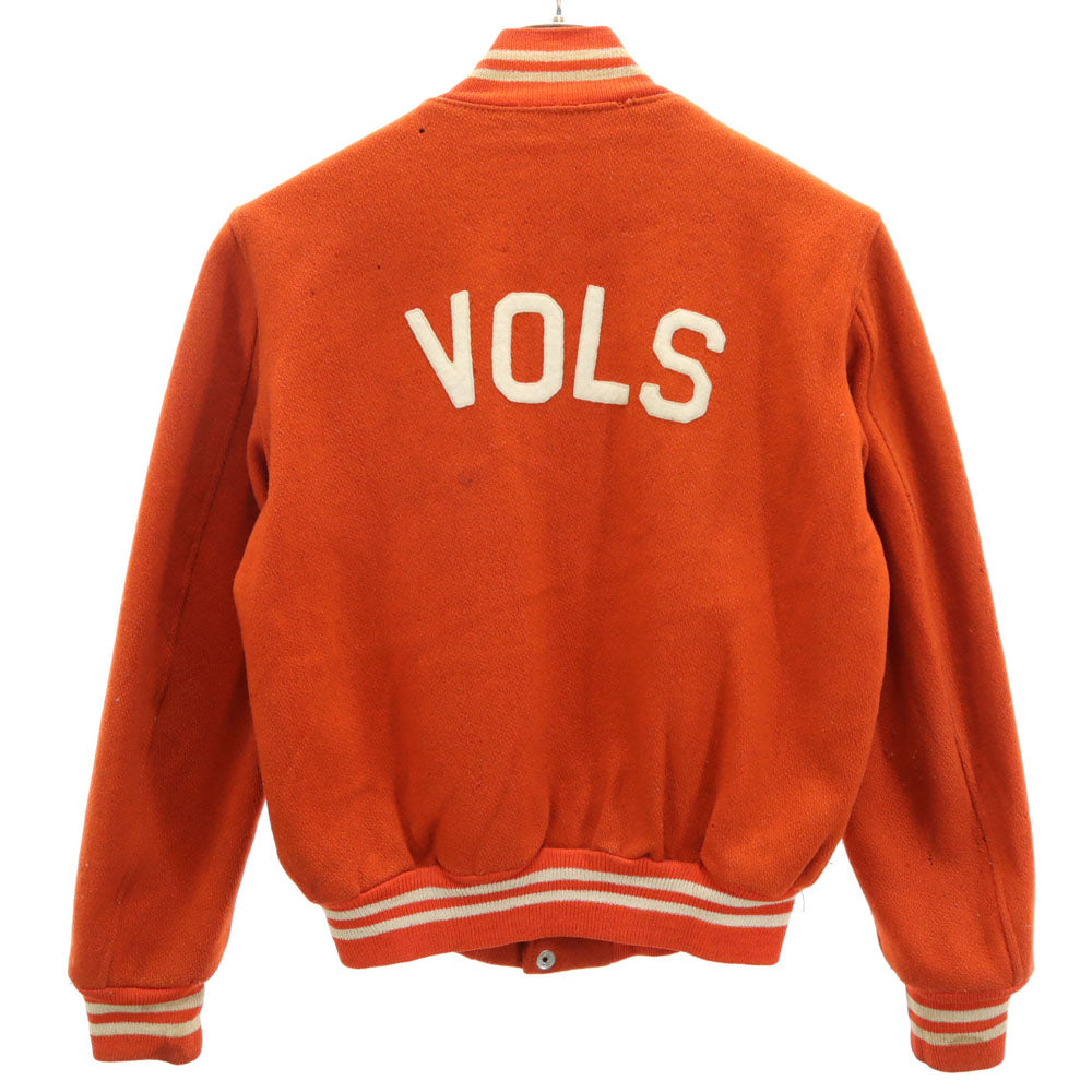 Nordic 70s ヴィンテージ スタジャン 16 オレンジ ブルゾン アワード レディース