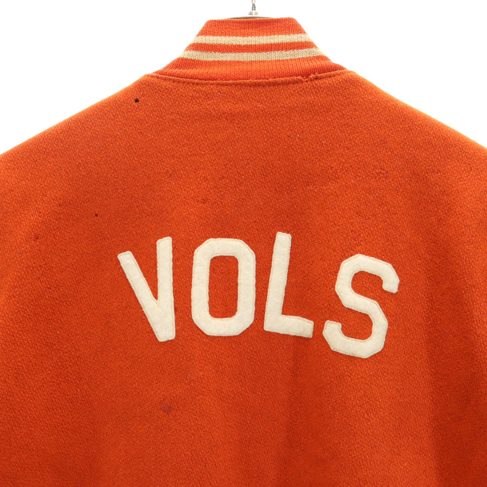 Nordic 70s ヴィンテージ スタジャン 16 オレンジ ブルゾン アワード レディース