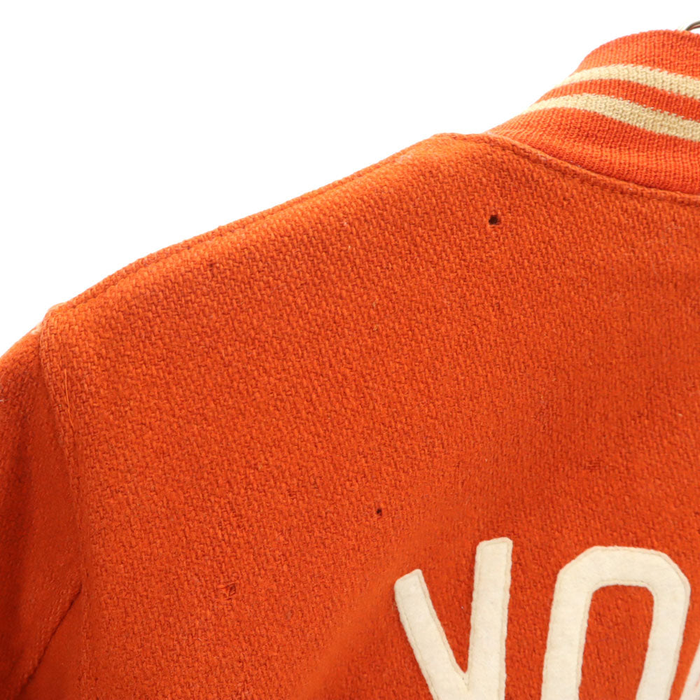 Nordic 70s ヴィンテージ スタジャン 16 オレンジ ブルゾン アワード レディース