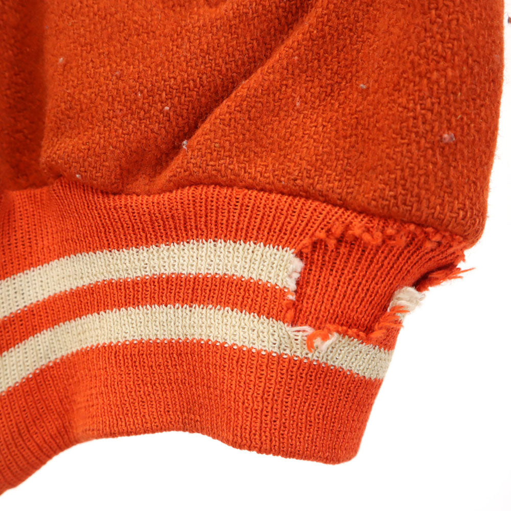 Nordic 70s ヴィンテージ スタジャン 16 オレンジ ブルゾン アワード レディース