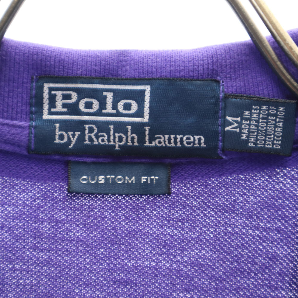 ポロバイラルフローレン 半袖 ポロシャツ M パープル Polo by Ralph Lauren メンズ