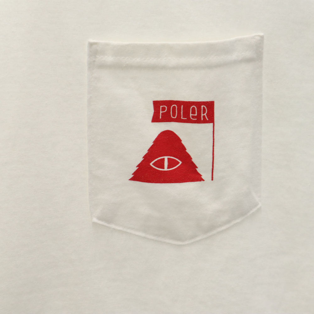 未使用 ポーラー 半袖 Tシャツ M ホワイト POLER タグ付き メンズ