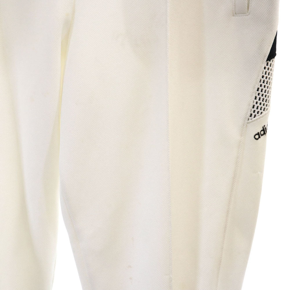 adidas アディダス 80s デサント製 ヴィンテージ ジャージジャケット 上下 セットアップ O 白 メンズ