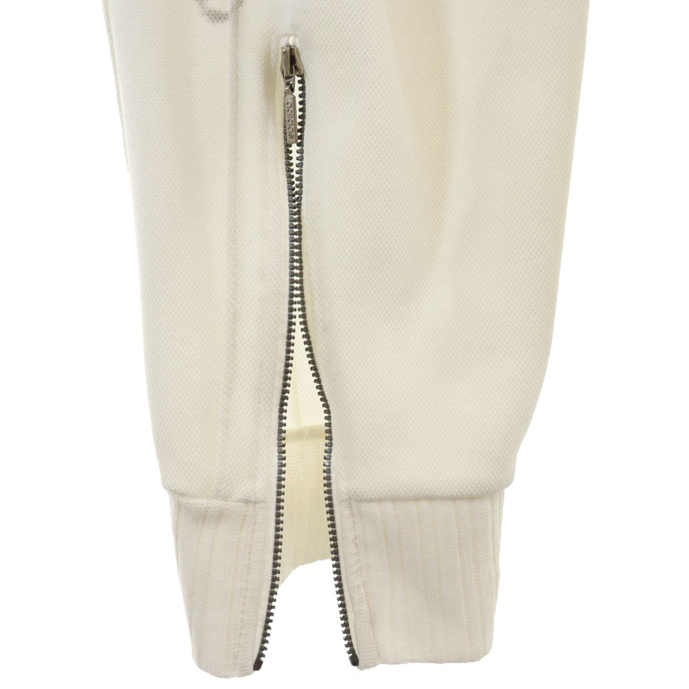 adidas アディダス 80s デサント製 ヴィンテージ ジャージジャケット 上下 セットアップ O 白 メンズ