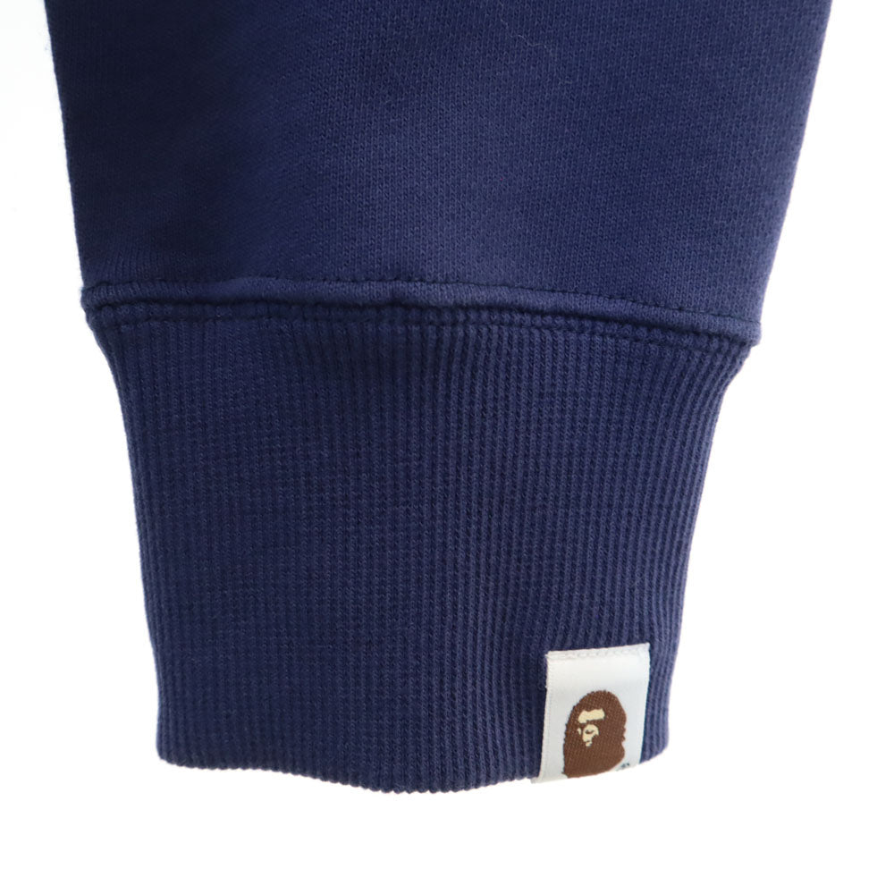 未使用 A BATHING APE アベイシングエイプ 長袖 スウェット トレーナー L ブルー メンズ