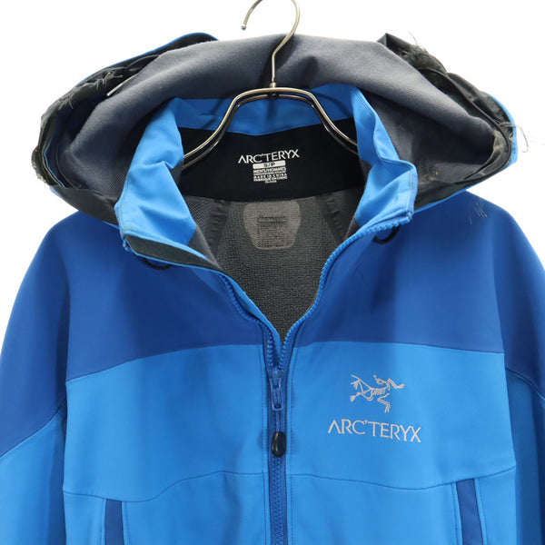 アークテリクス アウトドアジャケット S ブルー ARC'TERYX 裏起毛 メンズ