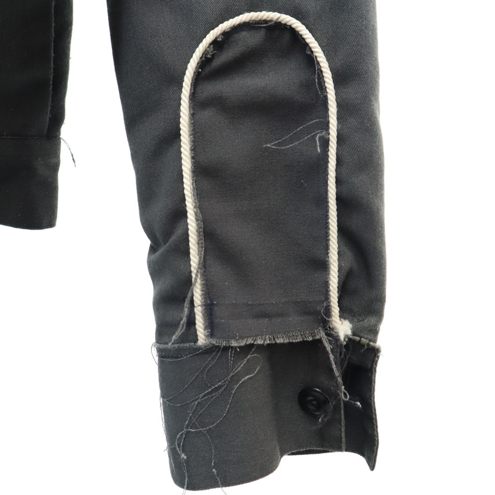 OLD オールド 80s 90s ジップジャケット グレー 裏キルティング メンズ