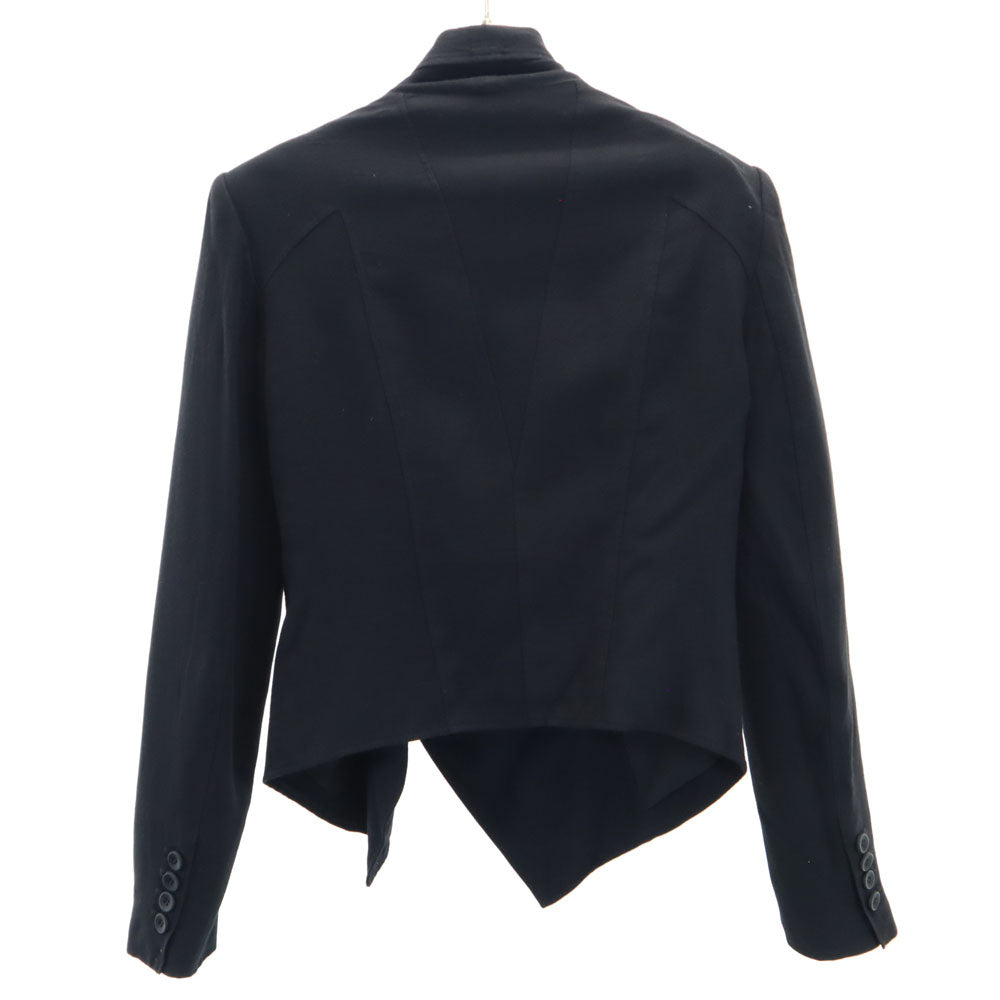 HELMUTLANG ヘルムート シルクブレンド ジャケット S ブラック レディース