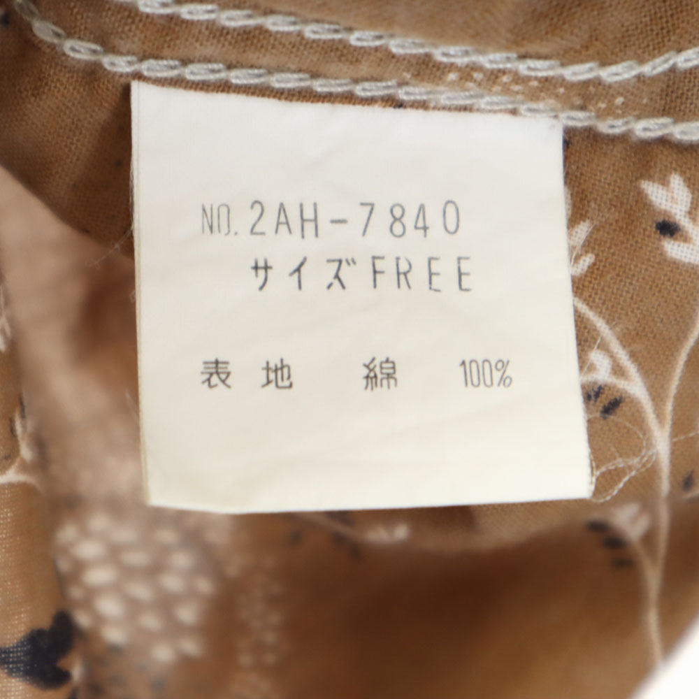 ヒステリックグラマー 日本製 総柄 長袖 ウエスタンシャツ F ベージュ系 HYSTERIC GLAMOUR レディース