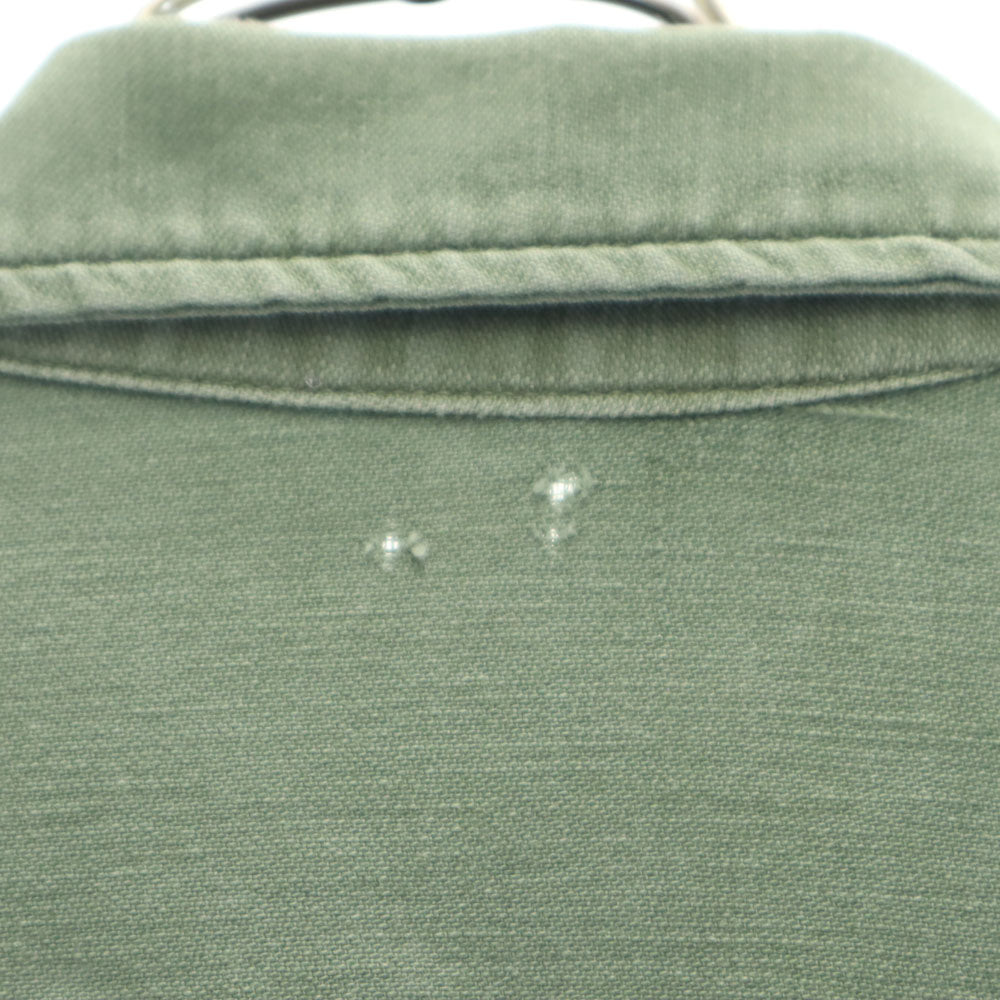 US.ARMY ユーエスアーミー ヴィンテージ 長袖 ミリタリーシャツ カーキ メンズ