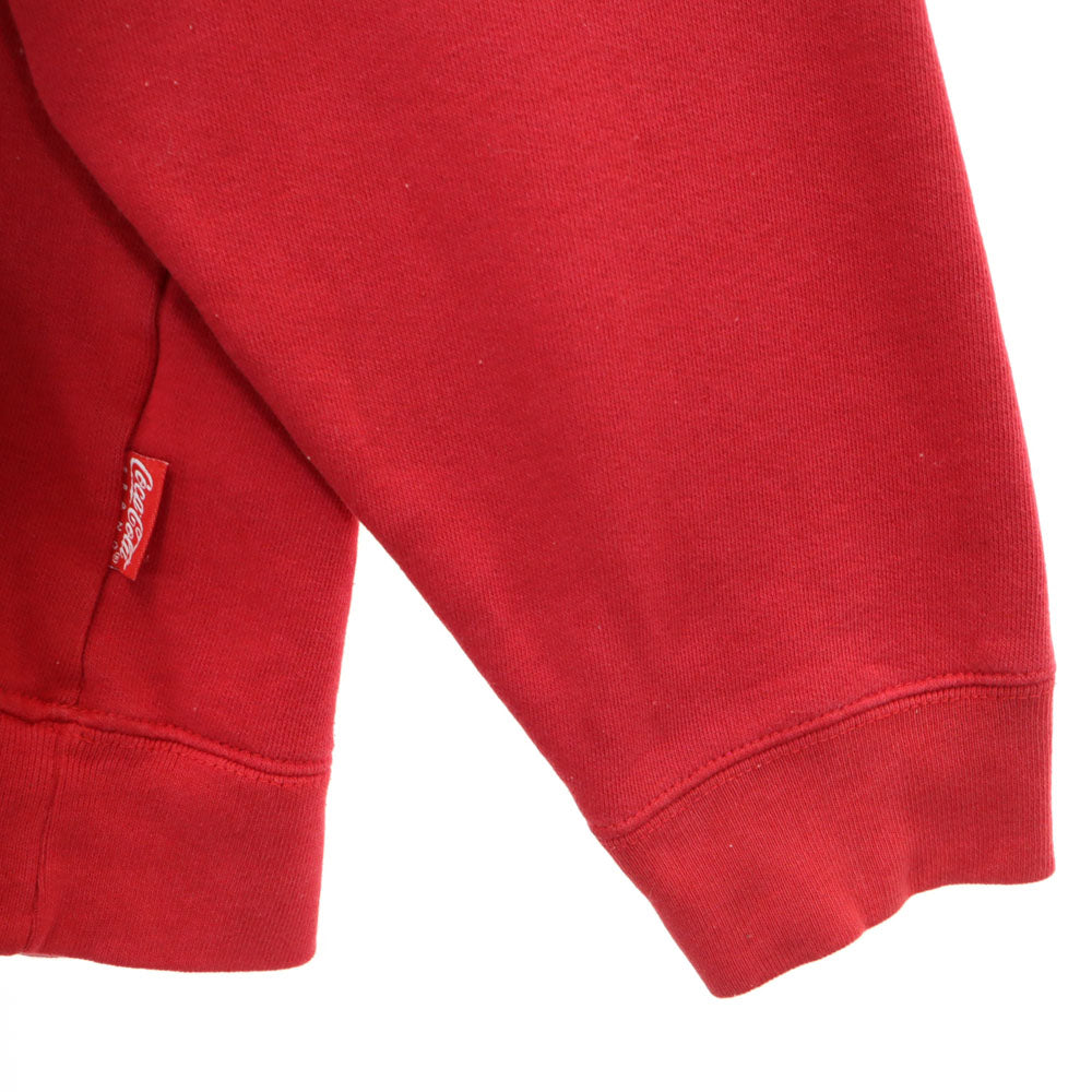 CocaCola コカコーラ 長袖 スウェット トレーナー XL 赤系 裏起毛 メンズ