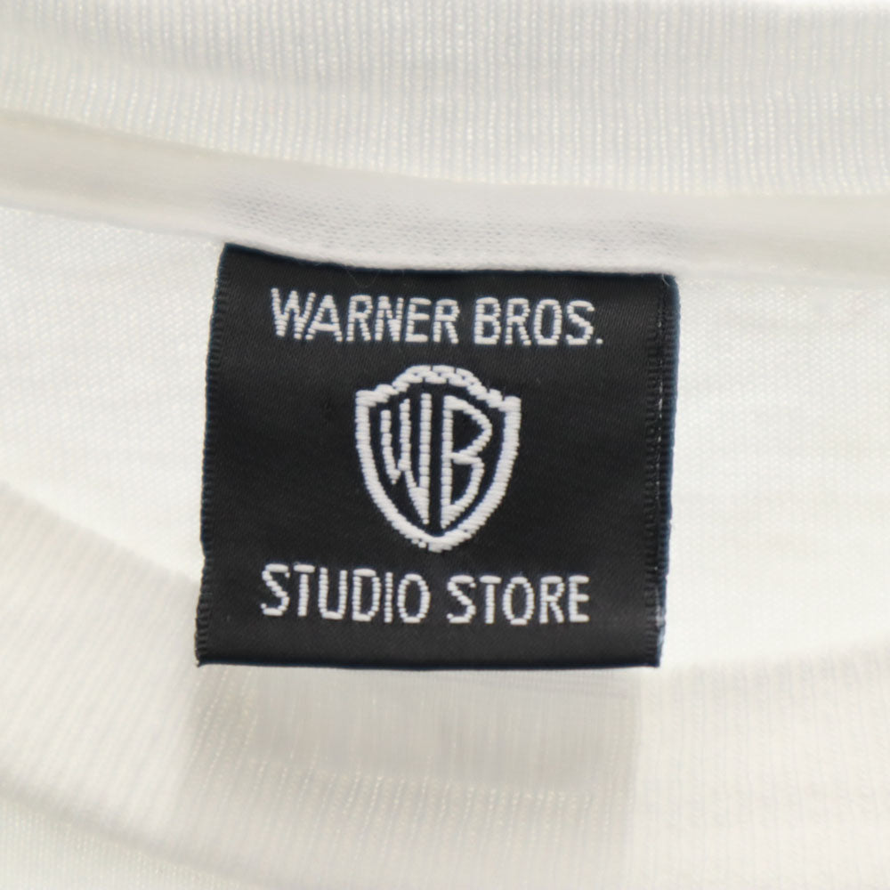 ワーナーブラザーススタジオストア 90s ルーニー・テューンズ 半袖 マービンザマーシャン Tシャツ ホワイト WARNER BROS. STUDIO STORE シングルステッチ オールド ヴィンテージ メンズ