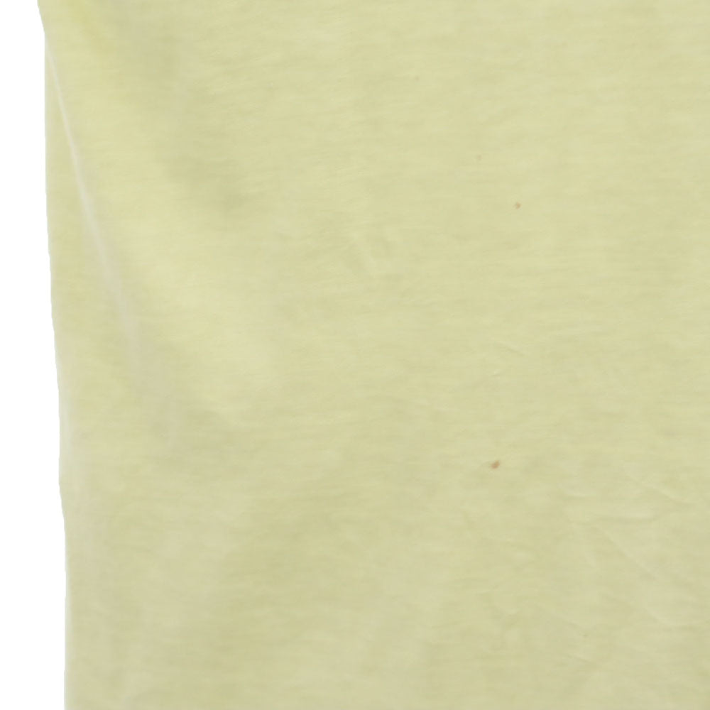 70s 80s 半袖 シングルステッチ Tシャツ イエロー オールド ヴィンテージ メンズ